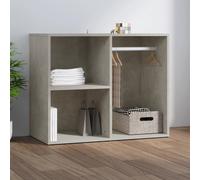 vidaXL Dressing Cabinet Concrete Grey 80x40x65 cm Engineered Wood