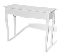 vidaXL Dressing Console Table White Hall Side Makeup Vanity Desk Home Bedroom vi