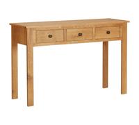 vidaXL Solid Oak Wood Dressing Table Wooden Console Hallway Entryway Table