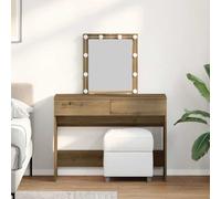 vidaXL Dressing Table Artisan oak 100 x 40 x 130 cm Engineered wood