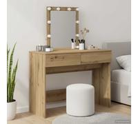 vidaXL Dressing Table Artisan Oak 100 x 40 x 130 cm Engineered Wood