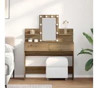 vidaXL Dressing Table Artisan oak 100 x 40 x 130 cm Engineered wood