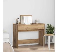 vidaXL Dressing Table Artisan oak 100 x 45 x 76 cm Engineered Wood