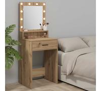 vidaXL Dressing Table Artisan Oak 50 x 41 x 135 cm Engineered Wood
