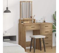 vidaXL Dressing Table Artisan Oak 50 x 41 x 140 cm Engineered wood