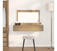 Dressing Table with Drawer with Storage Engineered wood Vanity Table vidaXL
