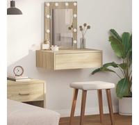 VidaXL Dressing Table Brown 60 X 40 X 70 Cm Engineered Wood