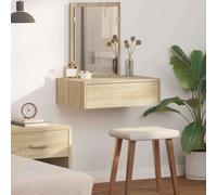 vidaXL Dressing Table Brown 60 x 40 x 70 cm Engineered Wood