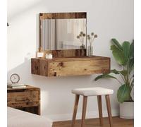 vidaXL Dressing Table Brown 83 x 40 x 70 cm Engineered Wood
