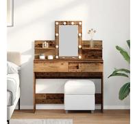vidaXL Dressing Table Old Wood 100 x 40 x 130 cm Engineered wood