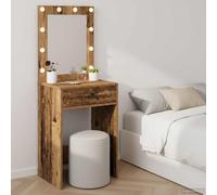 vidaXL Dressing Table Old Wood 50 x 41 x 135 cm Engineered Wood