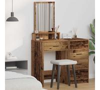 vidaXL Dressing Table Old Wood 50 x 41 x 140 cm Engineered wood