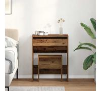 vidaXL Dressing Table Old Wood 60 x 40 x 75 cm Engineered wood