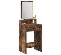 Dressing Table with Mirror Lights with Drawer Engineered Wood Vanity vidaXL