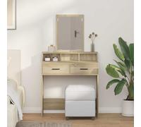 Dressing Table Sonoma Oak 79 x 41 x 140 cm Engineered wood