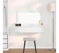 vidaXL Dressing Table White 100 x 40 x 70 cm Engineered wood