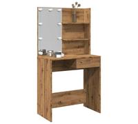 Dressing Table with LED Mirror Makeup Desk Dresser Bedroom Vanity Unit