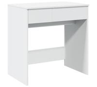 vidaXL Dressing Table with Mirror - Engineered Wood, White Makeup Vanity with Drawers for Bedroom - 73x46.5x75 cm