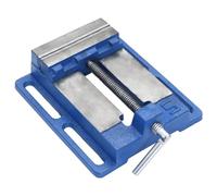 vidaXL Drill Press Vise - Enhanced Clamping Force, Blue Cast Iron, 21.5 x 18.5 x 6 cm, Milling, Column, Machine Work