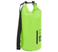 vidaXL Dry Bag with Zipper 20 L Green Light Weight Dry Bag Waterproof Dry Sack