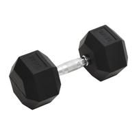 (1x 22.5 kg) vidaXL Dumbbell Cast Iron Hex Dumbbell Free Weight Plate Fitness Multi Models