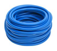 vidaXL Durable PVC Air Hose - Blue - Lightweight and Flexible - 2 m Length - Ideal for Air Spanners, Spray Guns, Nail Guns - Weather, UV and Scratch