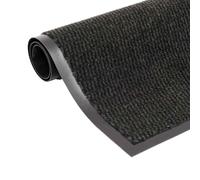 vidaXL Dust Control Mat Rectangular Tufted 90x150 cm Black UK