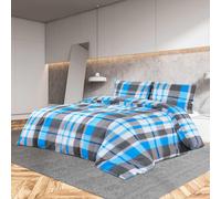 (200 x 200 cm + 65 x 65 cm) vidaXL 1/2x Duvet Cover Set Cotton Duvet Slipcover Sheet Multi Colours/Sizes