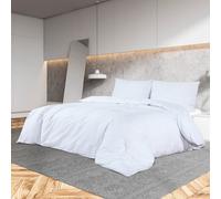 (White, 135 x 200 cm + 80 x 80 cm) vidaXL 1/2x Duvet Cover Set Light-weight Microfiber Multi Colours Multi Sizes