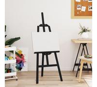 vidaXL Easel Stand Black 53.5x95x127 cm Solid Wood Pine
