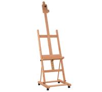 vidaXL Easel Stand Wooden Artist Easel Floor Studio Easel Solid Beech Wood