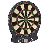 vidaXL Electric Dartboard with Darts Black Polypropylene