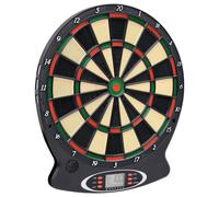 vidaXL Electric Dartboard with Darts Black Polypropylene Dart Target Game