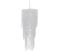vidaXL Elegant Crystal Pendant Chandelier - Classic Royal Designed Hanging Ceiling Light - Ideal for Living Room, Dining Room & Foyer - Steel Frame, Transparent