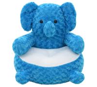 vidaXL Elephant Cuddly Toy Plush Blue