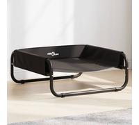 (57 x 57 x 24 cm) vidaXL Elevated Dog Bed Raised Dog Cot Anthracite Oxford Fabric and Steel