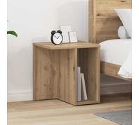 vidaXL End Table 2 pcs Artisan Oak 37 x 32 x 40 cm Engineered Wood