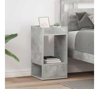 vidaXL End Table 2 pcs Concrete Grey 30 x 30 x 56 cm Engineered Wood