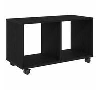 vidaXL End Table Black Oak 72 x 33 x 42.5 cm Engineered wood
