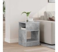 vidaXL End Table Concrete Grey 30.5 x 30 x 45 cm Engineered Wood
