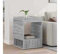 vidaXL End Table Grey Sonoma 40 x 40 x 56 cm Engineered Wood
