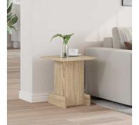 vidaXL End Table Sonoma Oak 35.5 x 35 x 40 cm Engineered Wood, Modern Rectangular Side Table, Ample Storage, Compact Indoor Accent, Functional Design for Contemporary Living Room