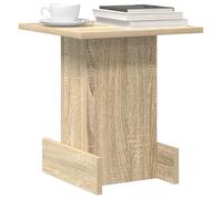 vidaXL End Table Sonoma Oak 35.5 x 35 x 40 cm Engineered Wood, Modern Rectangular Side Table, Ample Storage, Compact Indoor Accent, Functional Design for Contemporary Living Room