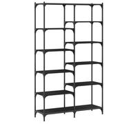 Vidaxl Bookshelf Black 100X32X170 Cm Engineered Wood And Iron