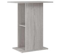 vidaXL Engineered Wood Aquarium Stand in Sonoma Grey - Moisture Fish Tank Stand with Storage Space - Stylish Home Decoration Accent
