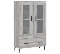 vidaXL Highboard Grey Sonoma 69.5x31x115 cm Engineered Wood