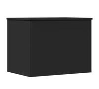 vidaXL Engineered Wood Storage Box Black 60x42x46 cm - Multipurpose Chest/Table with Gas Lift Mechanism for Living Room, Bedroom