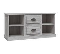 vidaXL Engineered Wood TV Cabinet in Grey Sonoma - Stylish and Practical Design, Compact Size, Ample Storage Space, Decorative Top, Durable Material