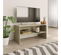 vidaXL TV Cabinet Sonoma Oak Engineered Wood TV Stand Sideboard Furniture