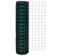 vidaXL Euro Fence Steel 10x1.5 m Green